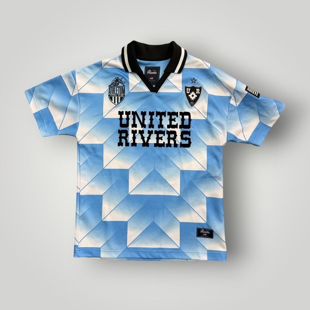 United Rivers FC x Athletum FC Soccer Jersey (Blue) sz XS